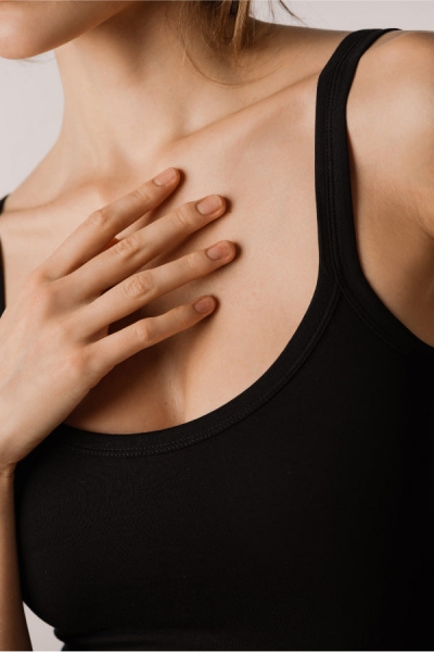 Бавовняна майка на тонких бретелях L009 Reina