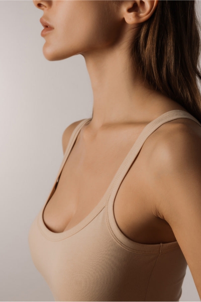 Бавовняна майка на тонких бретелях L009 Reina