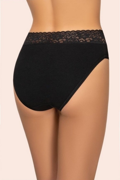 Бавовняні трусики сліпи 142 C Cotton (2 шт.) beige/black