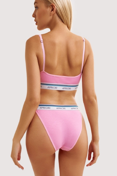 Бавовняний бралет AU-031401 pink2