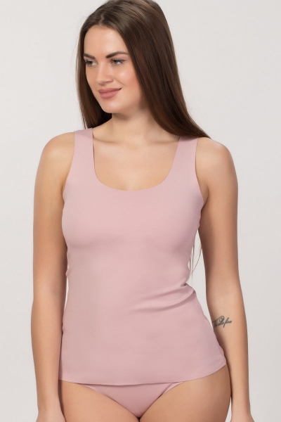 Бесшовная майка из хлопка 6100