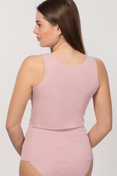 Бесшовная майка из хлопка 6100