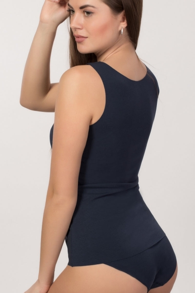 Бесшовная майка из хлопка 6100