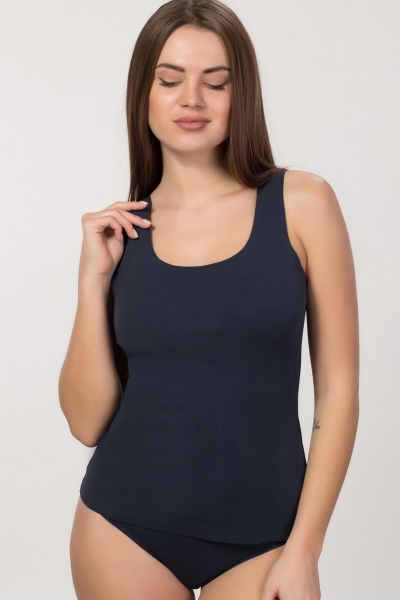 Бесшовная майка из хлопка 6100