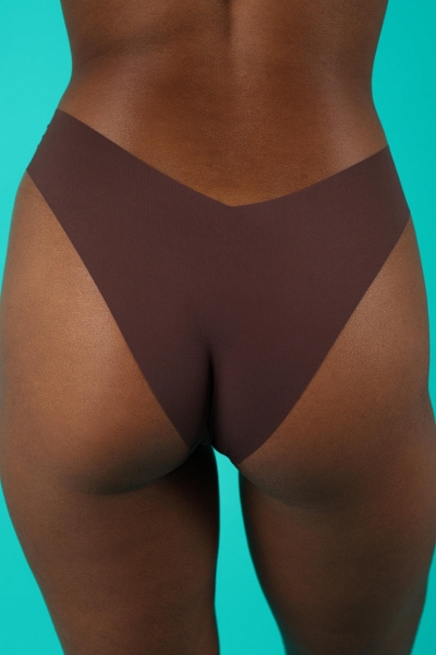 Безшовні трусики бразиліана SLZ26702028 (3 шт.) black/taupe/dark nude