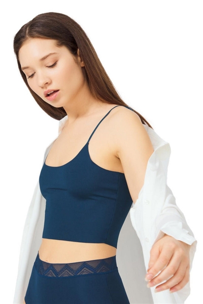 Безшовний топ CH1752 petrol-green6