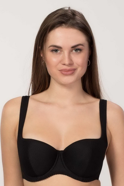 Бюстгальтер балконет на широких бретелях 190714
