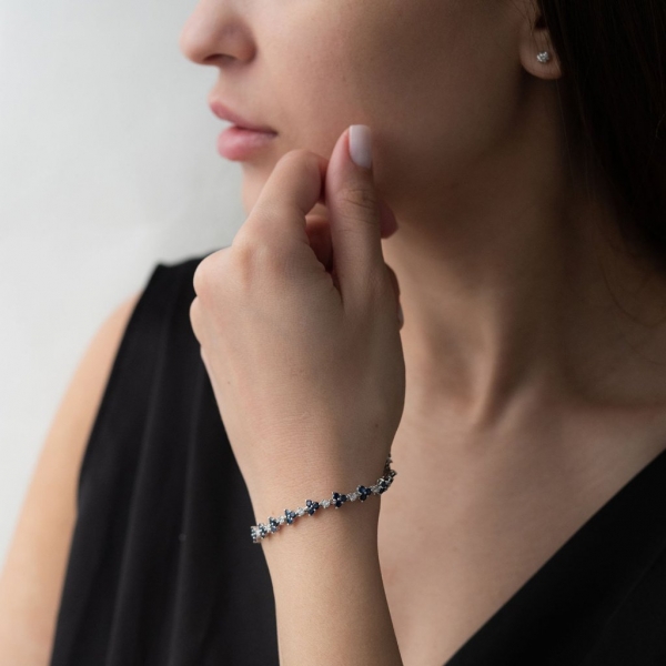 Браслет з сапфірами Oniks