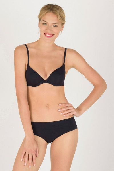 Формований гладкий бюстгальтер push-up 9443 T-shirt black14