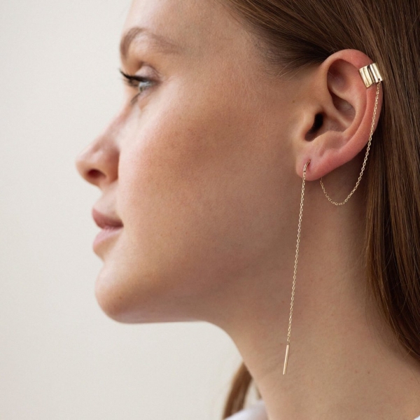 Сережки-протяжки Oniks