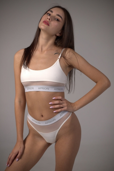 Комплект белья с сеткой AU-200121 champagne