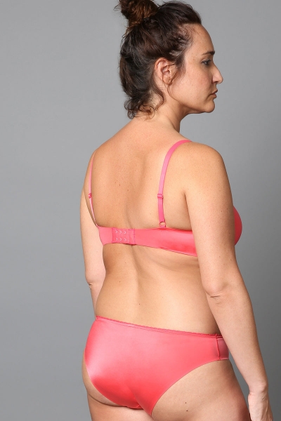 Комплект белья со съемными косточками 329col raspberry