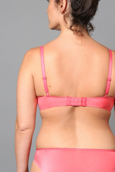 Комплект белья со съемными косточками 329col raspberry