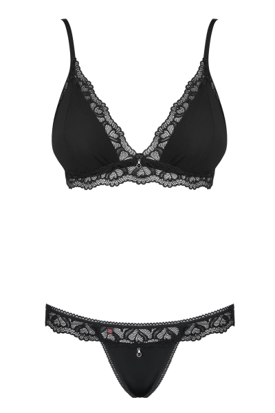 Эротический комплект с кружевной тесьмой Arisha