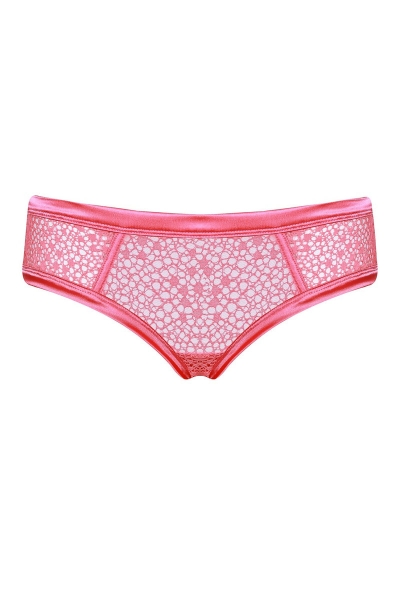 Кружевные трусики брифы SLZ21002003/003F coral