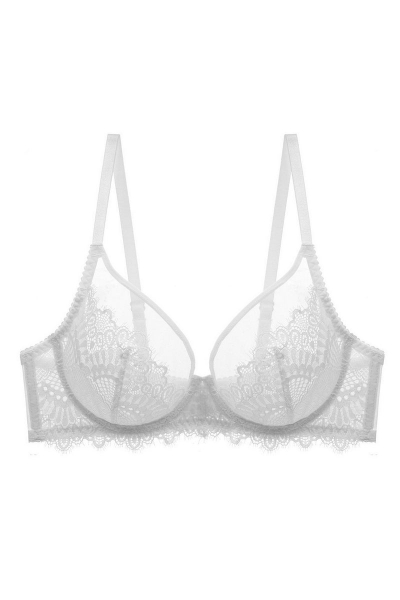 М'який бюстгальтер з мережива ШВ001БВ white8