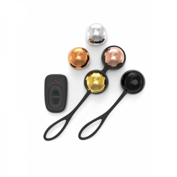 Набір вагінальних кульок Dorcel Training Balls, діам. 3,4 см, вага 20-117гр, є вібрація, пульт ДУ Набір вагінальних кульок Dorcel Training Balls, діам. 3,4 см, вага 20-117гр, є вібрація, пульт ДУ