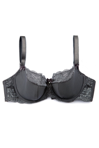 Напівм'який бюстгальтер з мереживом 1301/14 Macy black pearl12