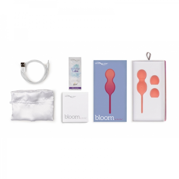 Смарт вагінальні кульки з вібрацією We-Vibe Bloom, діаметр 3,3 см, маса 45, 65, 80 г Смарт вагінальні кульки з вібрацією We-Vibe Bloom, діаметр 3,3 см, маса 45, 65, 80 г