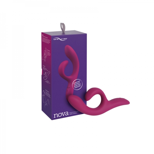 Смарт вібратор-кролик We-Vibe Nova Fuchsia, ергономічний, регульований кут нахилу ствола Смарт вібратор-кролик We-Vibe Nova Fuchsia, ергономічний, регульований кут нахилу ствола