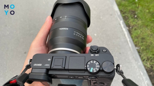 панель меню Sony a6400