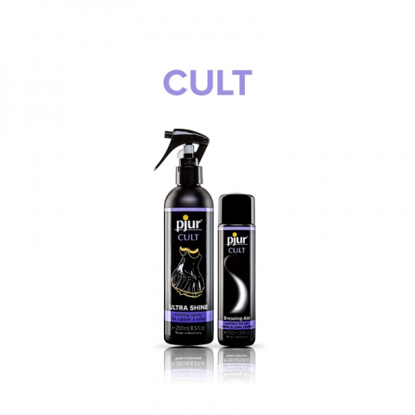 Спрей для догляду за одягом з гуми і латексу Pjur Cult Ultra Shine 250 мл, надає блиск Спрей для догляду за одягом з гуми і латексу Pjur Cult Ultra Shine 250 мл, надає блиск