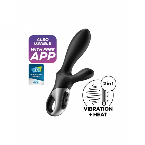 Універсальний смарт вібратор із підігрівом Satisfyer Heat Climax+ Універсальний смарт вібратор із підігрівом Satisfyer Heat Climax+