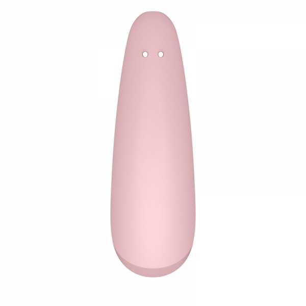 Вакуумний кліторальний стимулятор Satisfyer Curvy 2+, рожевий з керуванням через інтернет Вакуумний кліторальний стимулятор Satisfyer Curvy 2+, рожевий з керуванням через інтернет