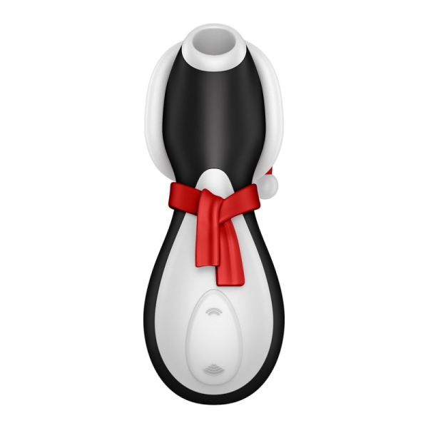 Вакуумний кліторальний стимулятор Satisfyer Penguin Holiday Edition, в шапочці та шарфі Вакуумний кліторальний стимулятор Satisfyer Penguin Holiday Edition, в шапочці та шарфі