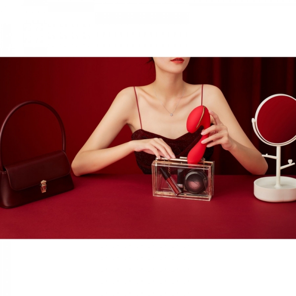 Вакуумний вібратор Kistoy Tina з підігрівом, вагінально-кліторальний, діаметр 3.5 см Вакуумний вібратор Kistoy Tina з підігрівом, вагінально-кліторальний, діаметр 3.5 см