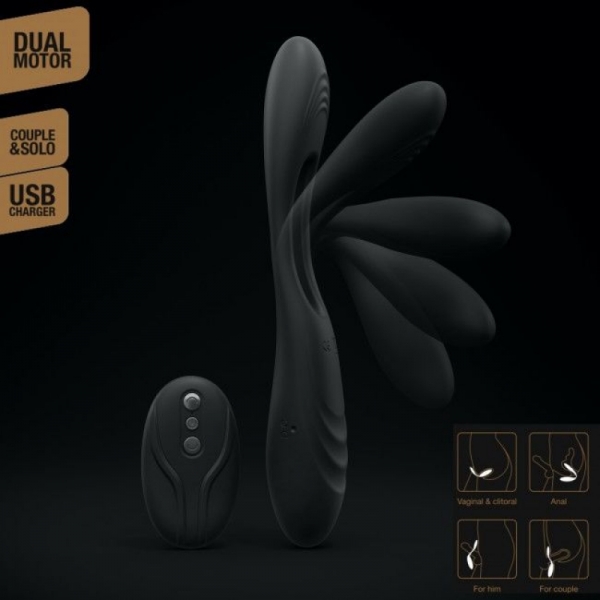 Вібратор для пар Dorcel MULTI JOY з пультом ДУ