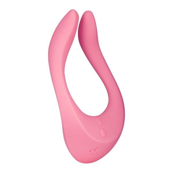 Вібратор для пар Satisfyer Endless Joy, рожевий, 3 незалежні мотори, багатофункціональний Вібратор для пар Satisfyer Endless Joy, рожевий, 3 незалежні мотори, багатофункціональний
