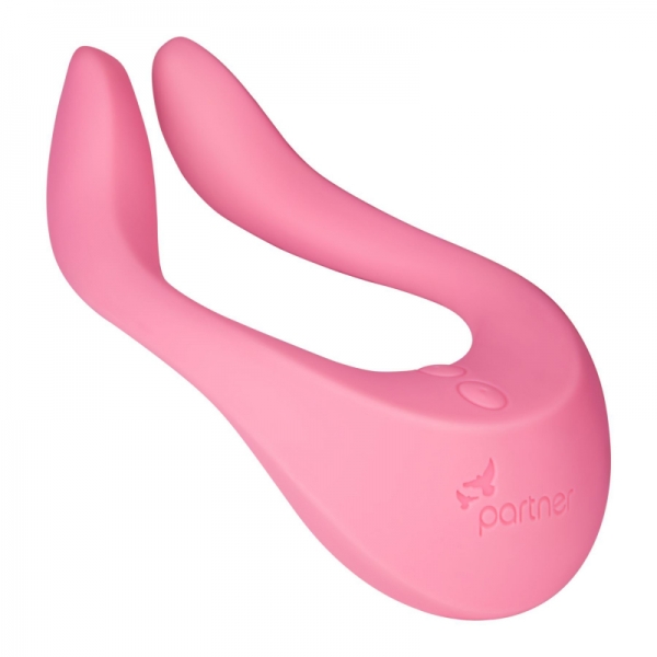 Вібратор для пар Satisfyer Endless Joy, рожевий, 3 незалежні мотори, багатофункціональний Вібратор для пар Satisfyer Endless Joy, рожевий, 3 незалежні мотори, багатофункціональний