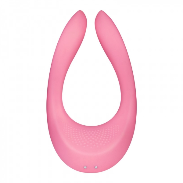 Вібратор для пар Satisfyer Endless Joy, рожевий, 3 незалежні мотори, багатофункціональний Вібратор для пар Satisfyer Endless Joy, рожевий, 3 незалежні мотори, багатофункціональний