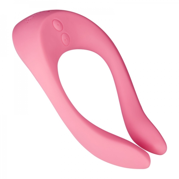 Вібратор для пар Satisfyer Endless Joy, рожевий, 3 незалежні мотори, багатофункціональний Вібратор для пар Satisfyer Endless Joy, рожевий, 3 незалежні мотори, багатофункціональний