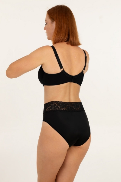 Высокие трусики слип 3151 ML Magda black