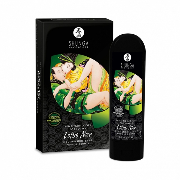 Збуджуючий гель для пар Shunga LOTUS NOIR (60 мл) з вітаміном Е і рослинним гліцерином Збуджуючий гель для пар Shunga LOTUS NOIR (60 мл) з вітаміном Е і рослинним гліцерином