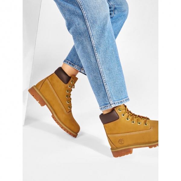 Timberland Черевики туристичні Timberland 6 In Premium Wp Boot 12909/TB0129097131 Wheat Nubuc Yellow