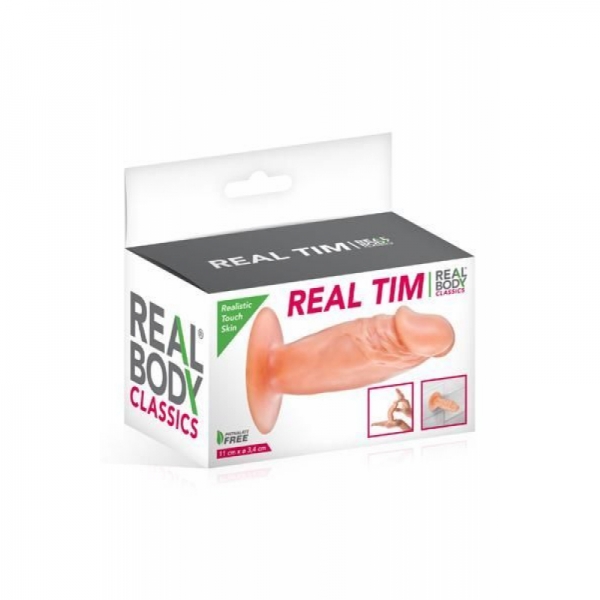 Фалоімітатор Real Body - Real Tim Flash, TPE, діаметр 3,4 см Фалоімітатор Real Body - Real Tim Flash, TPE, діаметр 3,4 см