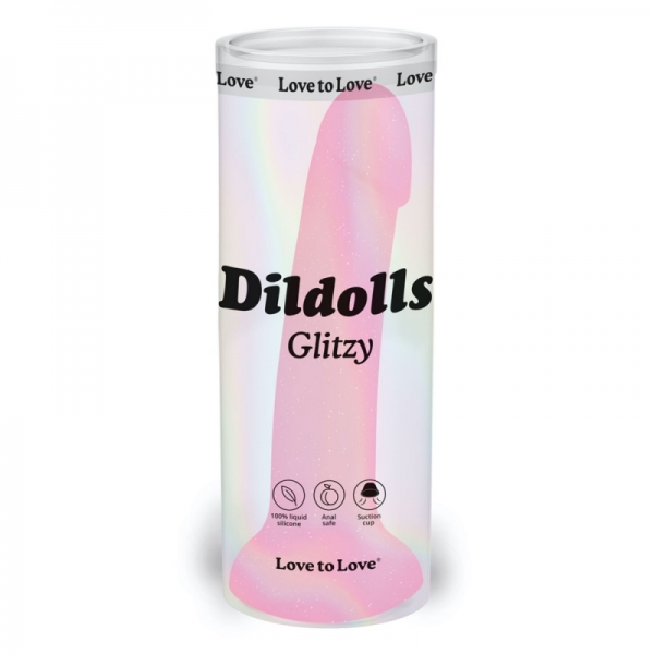Фалоімітатор з блискітками Love To Love DILDOLLS - GLITZY ультрам'який Фалоімітатор з блискітками Love To Love DILDOLLS - GLITZY ультрам'який