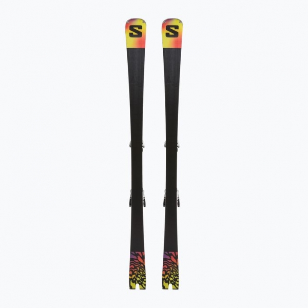 Гірські лижі Salomon Addikt Pro + Z12 GW білий/чорний/безпечно-жовтий 3