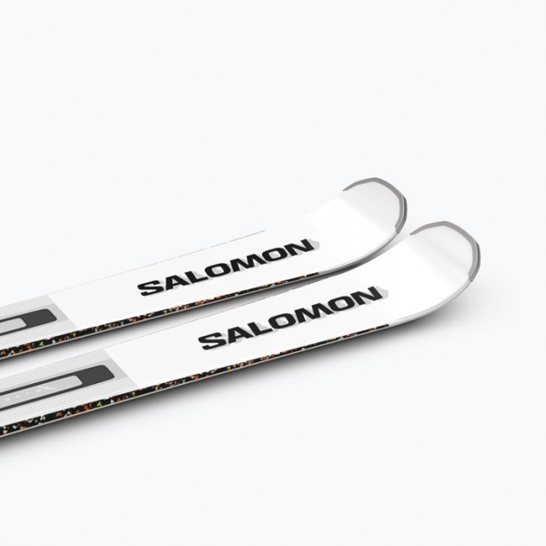 Гірські лижі Salomon Addikt Pro + Z12 GW білий/чорний/безпечно-жовтий 9