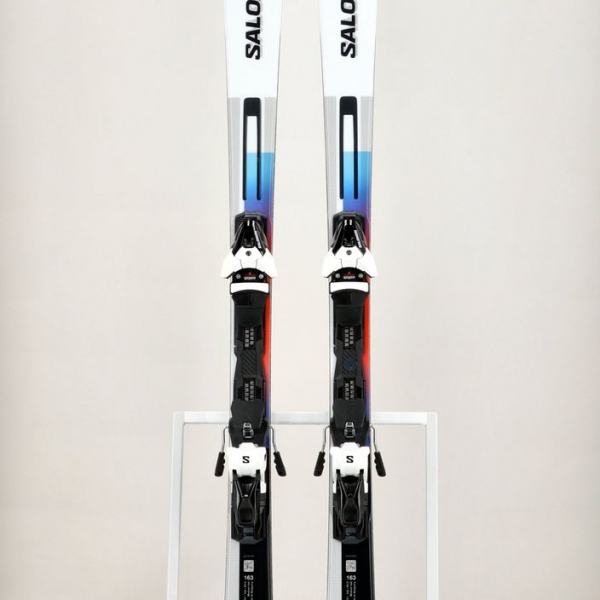 Гірські лижі Salomon Addikt + Z12 GW білий/чорний/пастельний неоновий синій 13