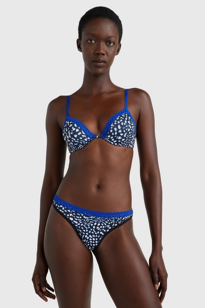 Комплект белья с анималистичным принтом 8267874074 blue