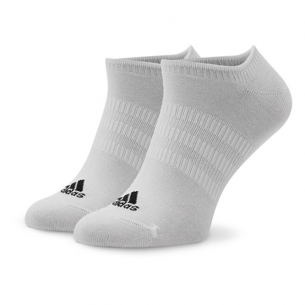 adidas Короткі шкарпетки unisex adidas Thin and Light No-Show Socks 3 Pairs HT3463 White/Black