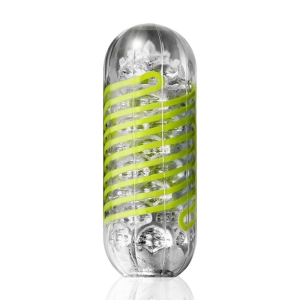 Мастурбатор Tenga Spinner 03 Shell з пружною стимулюючою спіраллю всередині, сильна стимуляція Мастурбатор Tenga Spinner 03 Shell з пружною стимулюючою спіраллю всередині, сильна стимуляція