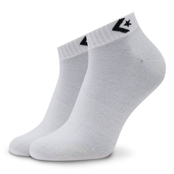 Converse Набір 3 пар низьких чоловічих шкарпеток Converse E746W Білий