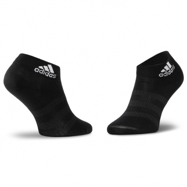 adidas Набір 3 пар низьких шкарпеток unisex adidas Light Ank 3Pp DZ9436 Black/Black/Black