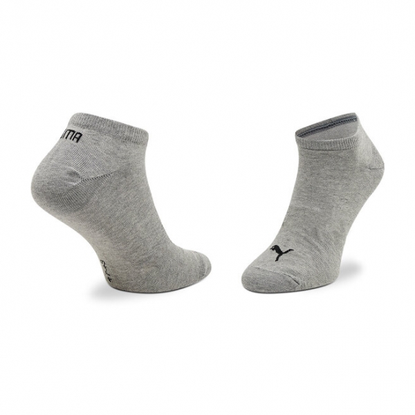 Puma Набір 3 пар низьких шкарпеток unisex Puma 261080001 Grey/White/Black 882