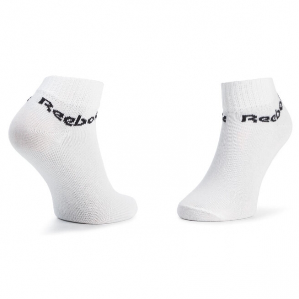 Reebok Набір 3 пар низьких шкарпеток unisex Reebok Act Core Ankle Sock 3p FL5227 White
